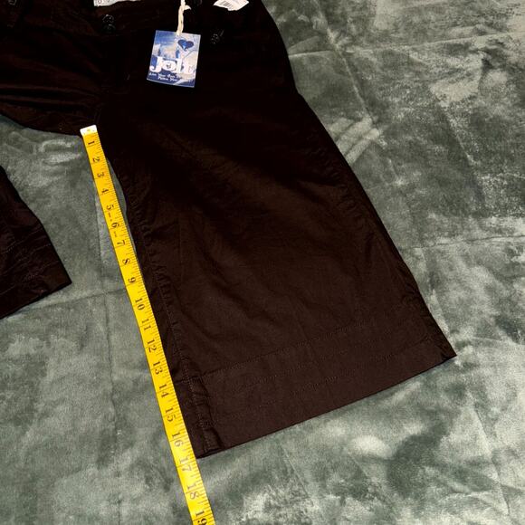 Jolt Capri Pants Women's 11 Brown Cotton Boho Casual Flat Front NEW NWT - Picture 3 of 9